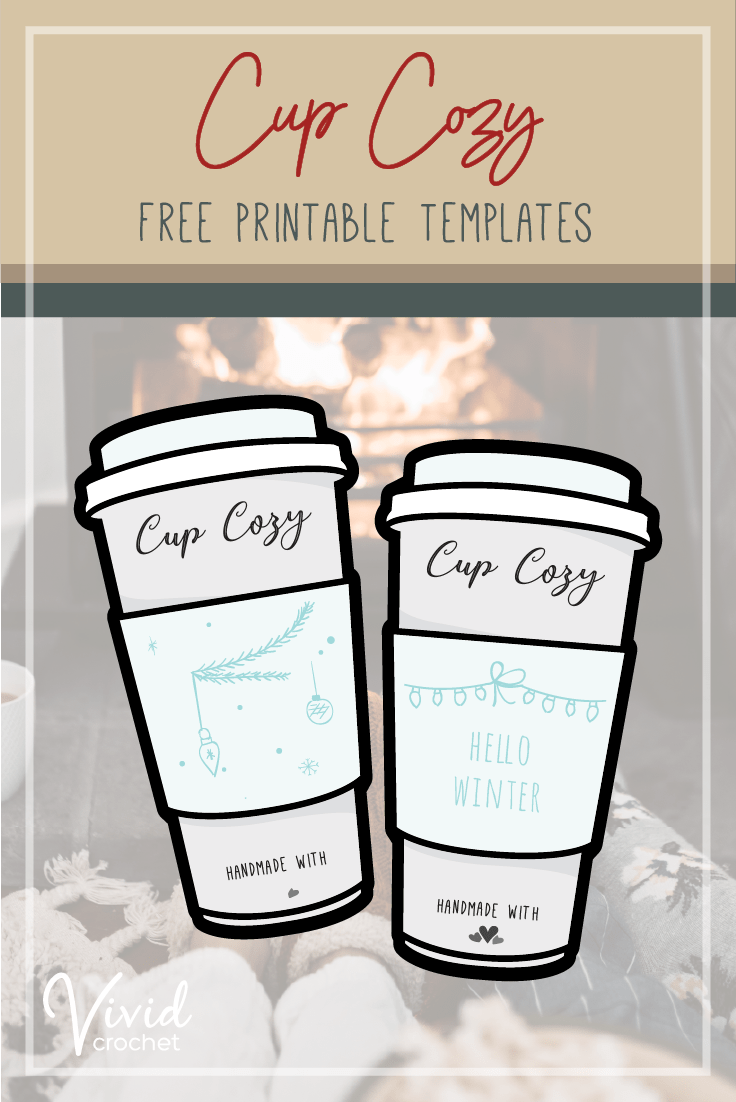 free printable ❘ handmade cup cozy display